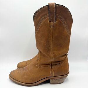 Laredo 28-2104 Men's Mechanic Collection Trucker Boot with Dirty Brown Cowhide L